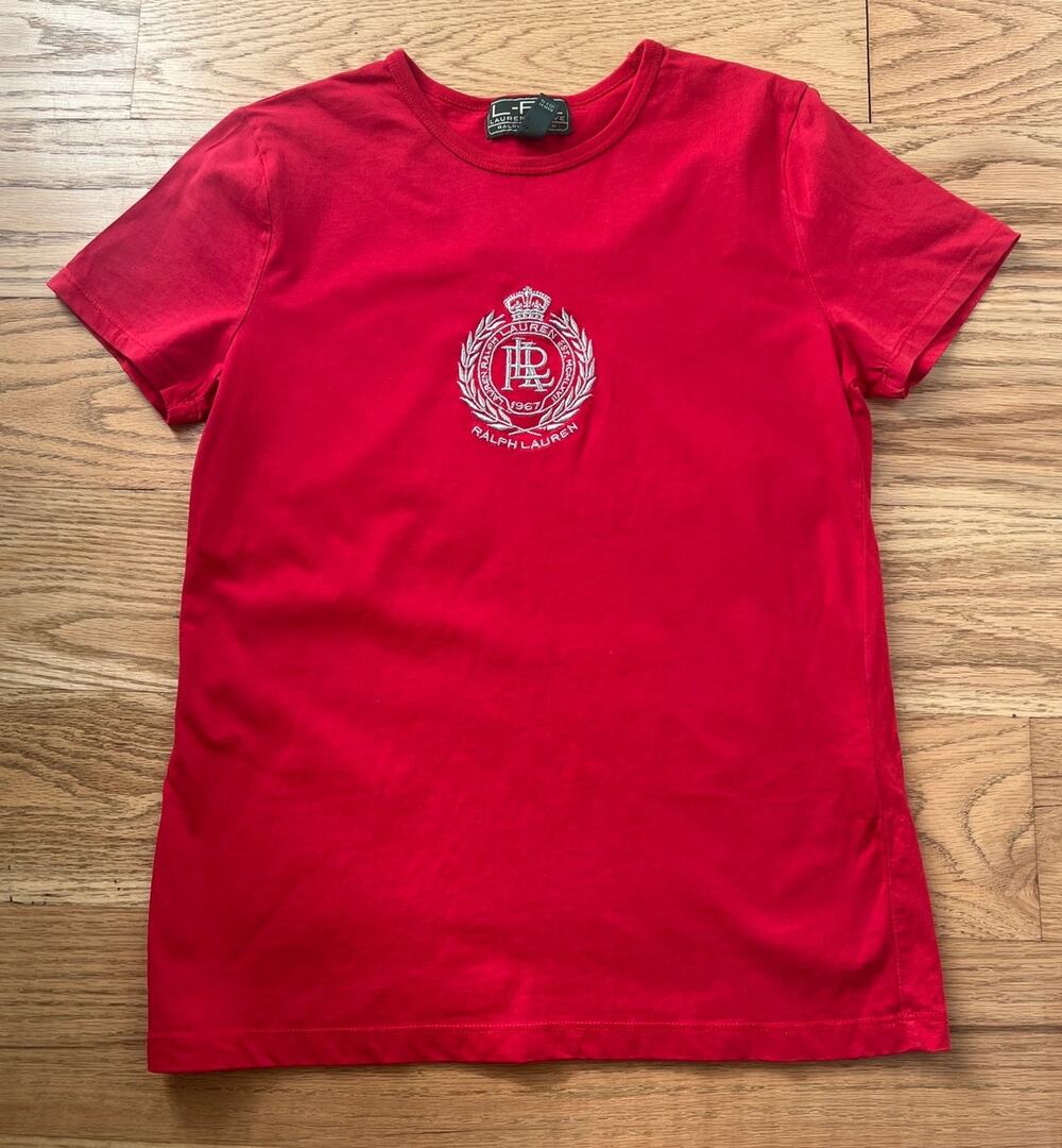 Vintage LRL Ralph Lauren Active Embroidered Logo Tee